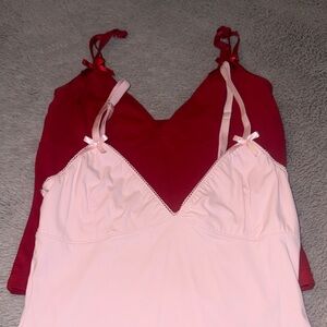 PacSun Red and Pink Women's Tops